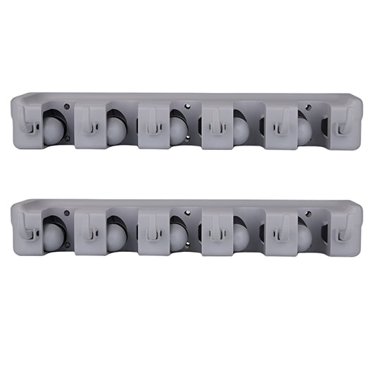 2-Pack Mop and Broom Holder Wall Organizer