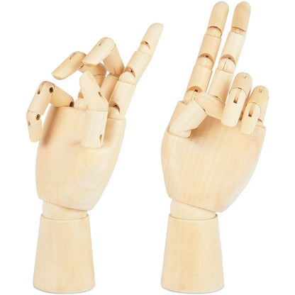 7-Inch Wooden Artist Hand Mannequin Set