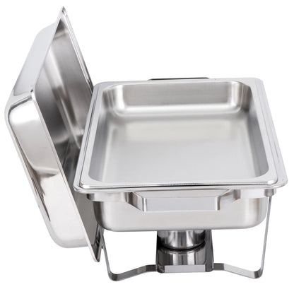 Home Collection 8Qt Stainless Steel Chafing Dish Buffet Set