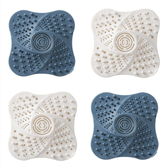 4-Pack Hair Catcher Drain Covers