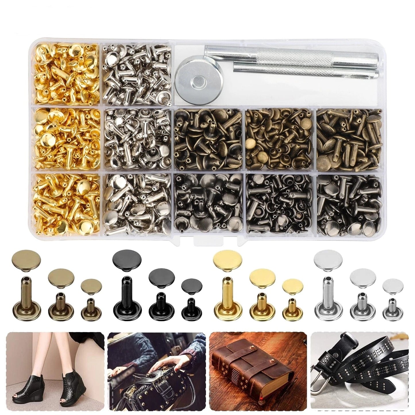 240 Set Leather Rivet Kit