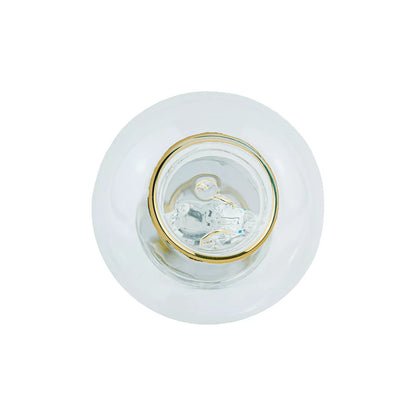 Glass Elephant Tealight Candle Holder with Flameless Candle