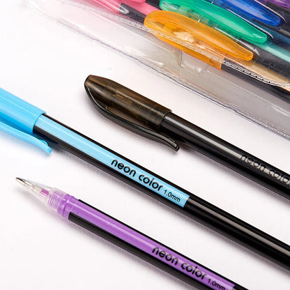 48PCS Neon Color Gel Pen Set