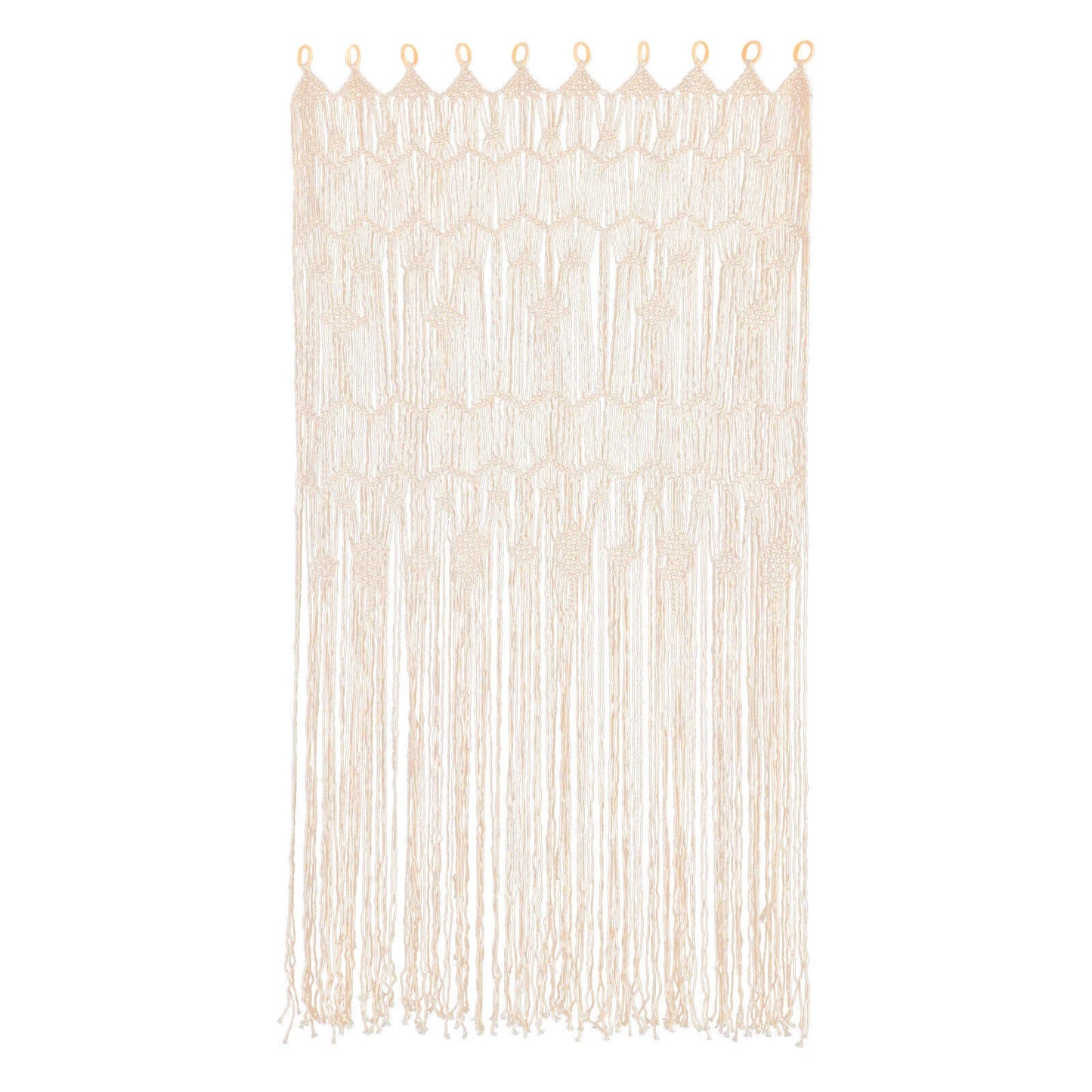 Large Handmade Macrame Curtain