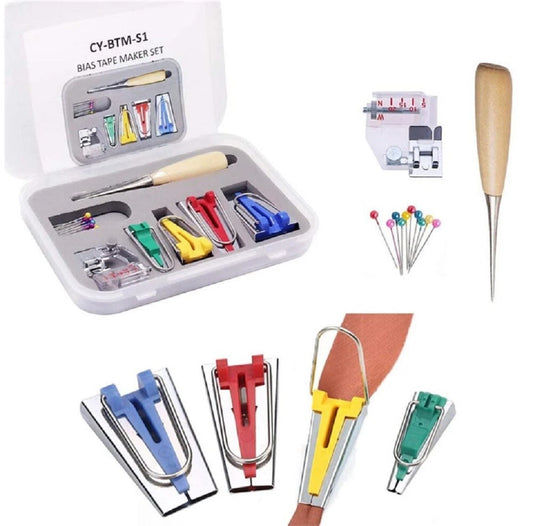 60Pcs Bias Tape Maker Kit