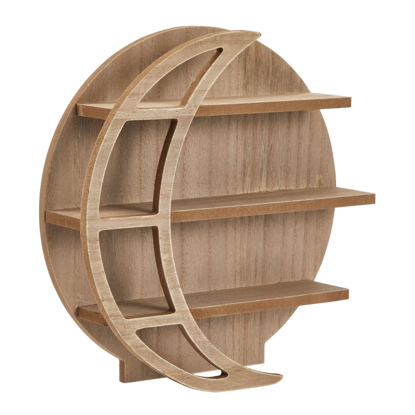 Wood Crystal Display Shelf
