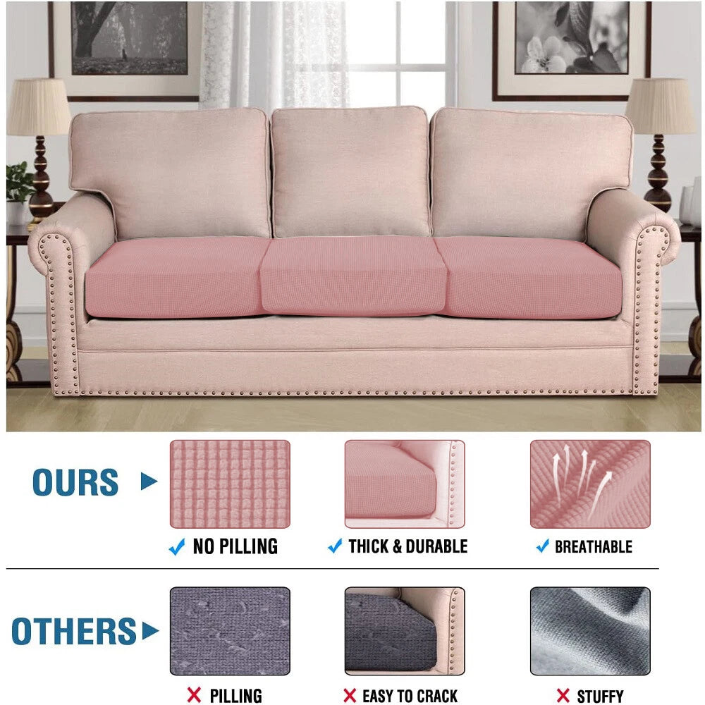 Home Collection Stretch Sofa Seat Cushion Covers