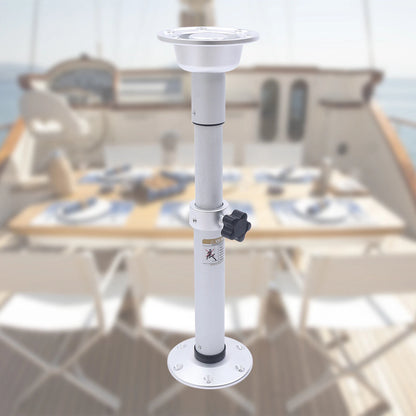 Adjustable Silver Table Pedestal Stand
