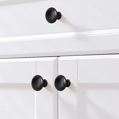 40PCS Black Drawer Knobs