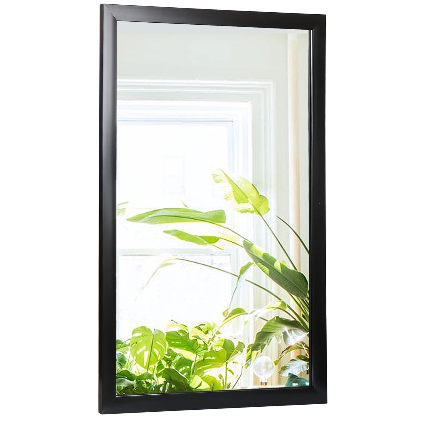 Home Collection 24" x 36" Rectangular Wall Mirror with Black Frame