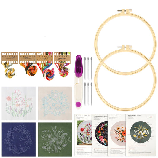 4-Piece Embroidery Starter Kit for Beginners