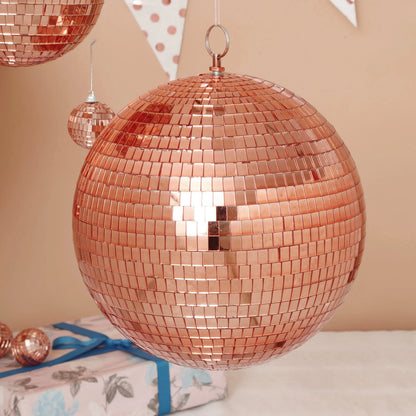 Home Collection 2 Pack 10" Hanging Disco Mirror Balls