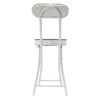 4PCS Upholstered Folding Counter & Bar Stools