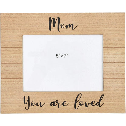 Mother’s Day Rustic Wooden Picture Frame – Fits 5x7 Photos