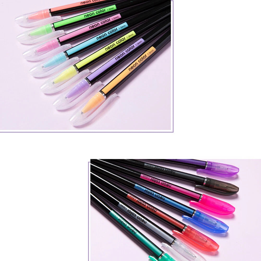48PCS Neon Color Gel Pen Set