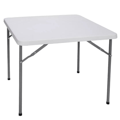 3ft Square Folding Card Table – White Multipurpose Table