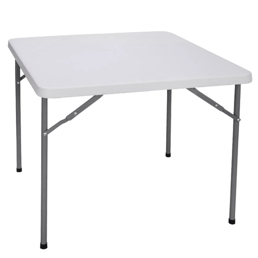 3ft Square Folding Card Table – White Multipurpose Table