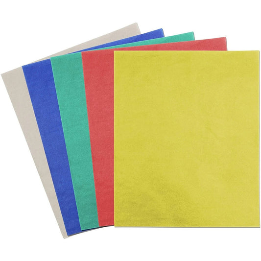 50-Pack Carbon Transfer Paper – 9 x 11", Multicolored