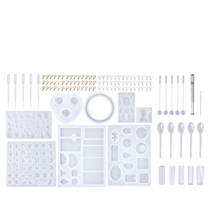 229-Piece Resin Casting Silicone Molds Kit