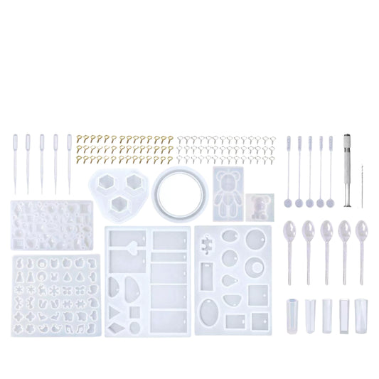229-Piece Resin Casting Silicone Molds Kit