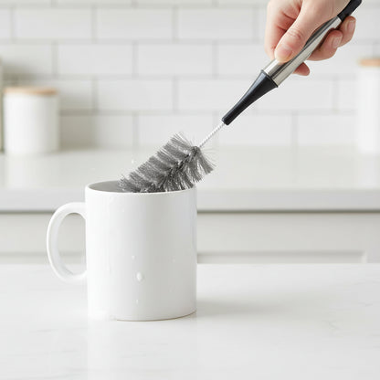 Home Collection Stainless Steel Bottle Brush Cleaner 13.5 Inch