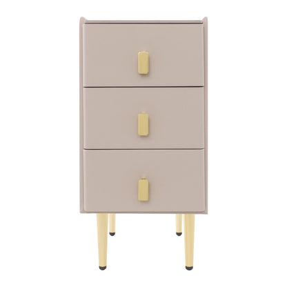 Narrow Nightstand with Drawers – Bedside Table