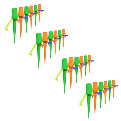 12-24 Pc Adjustable Automatic Plant Self Watering Spikes