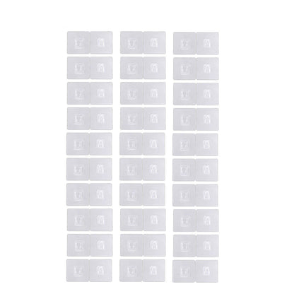 Double-Sided Adhesive Wall Utility Hooks with Suction Cup