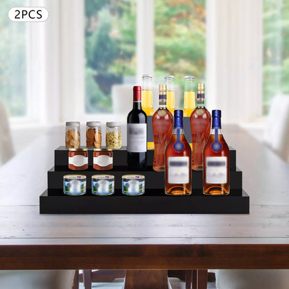 2-Pcs 3-Tier Acrylic Display Stands