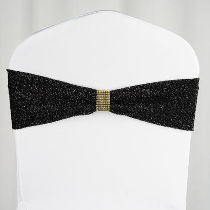 Home Collection Metallic Spandex Chair Sashes