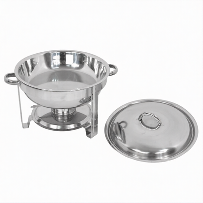 Home Collection 5Qt Stainless Steel Round Chafing Dish