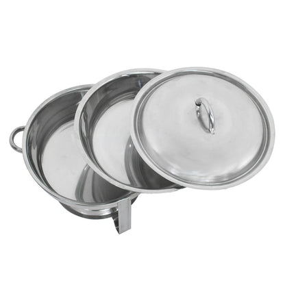 Home Collection 5Qt Stainless Steel Round Chafing Dish
